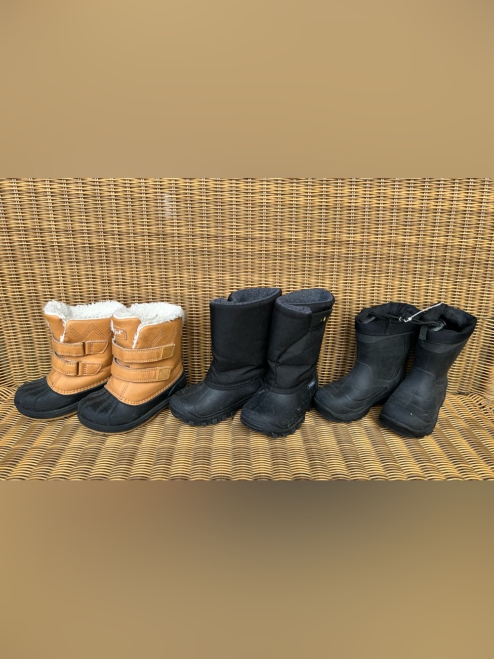 Toddler Winter Snow Boots Lot - size 8
